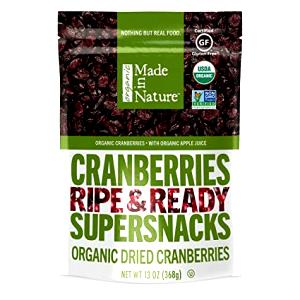 1/4 cup Organic Dried Cranberries