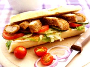 1 baguette (235 g) Southern Fried Chicken Baguette