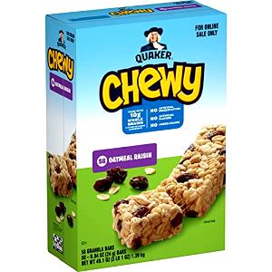 1 Bar (1 Oz) Soft Nut and Raisin Granola Bars