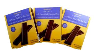 1 bar (18 g) Mini 70% Cacao Dark Chocolate Bars