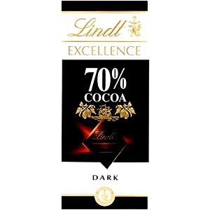 1 bar (25 g) Dark 70% Cocoa