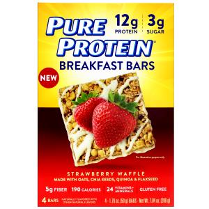 1 bar (50 g) Strawberry Waffle Breakfast Bar