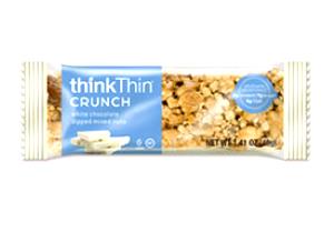 1 Bar Crunch Bar, White Chocolate Dipped Mixed Nuts