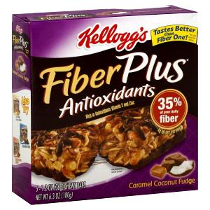 1 Bar Granola Bar, Fiberplus Antioxidants,Caramel Coconut Fudge