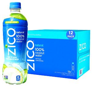 1 bottle (16.9 oz) Natural 100% Coconut Water (Bottle)