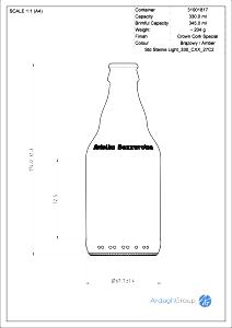 1 bottle (330.0 ml) Beer, light