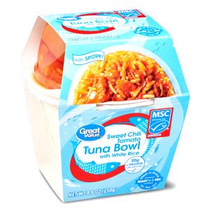 1 bowl (250 g) Sweet Chili Tomato Tuna Bowl with White Rice