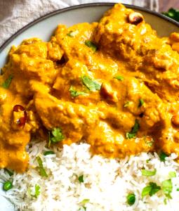 1 bowl (298 g) Chicken Korma with Rice (Mild)