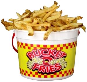 1 bucket (295 g) Bucket of Fries