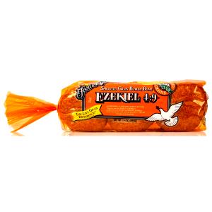 1 bun (76 g) Ezekiel 4:9 Sprouted Grain Burger Buns