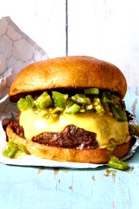 1 Burger Green Chili Cheeseburger