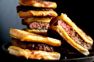 1 burger Grilled Cheese