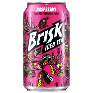 1 can (12 oz) Brisk Raspberry Iced Tea (Can)