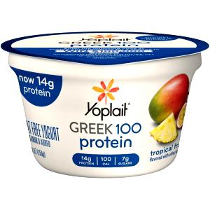 1 container (150 g) Greek 100 Yogurt - Tropical Fruit