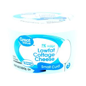 1 container (170 g) Low Fat Cottage Cheese