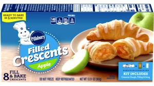 1 crescent (48 g) Filled Crescents - Apple