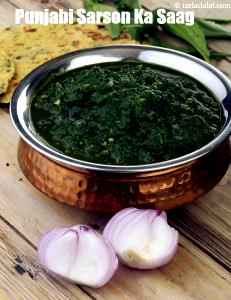 1 cup (100 g) Sarson Ka Saag