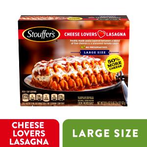 1 cup (237 g) Five Cheese Lasagna Party Size