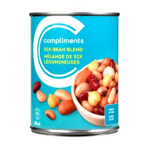 1 cup (250 ml) Six Bean Mix