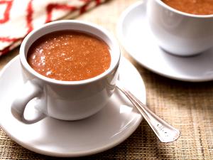 1 Cup (8 Fl Oz) Corn Beverage with Chocolate and Milk (Champurrado, Atole De Chocolate)