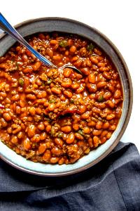 1 Cup Baked Beans with Beef (Canned)