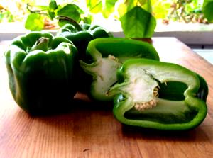 1 Cup Cooked Green Peppers