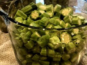 1 Cup Cooked Okra (Canned)