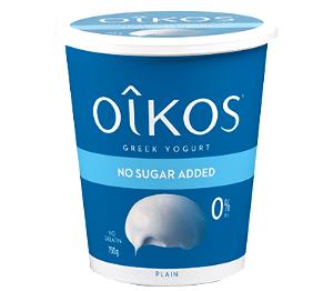 1 Cup Yogurt, Oikos, Plain