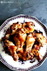 1 drummette (mini Drumstick From A Wing) Roasted Broiled or Baked Chicken Wing
