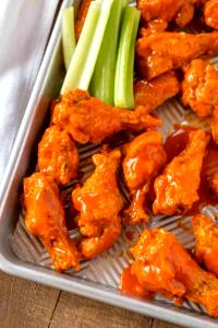 1 drummette (mini Drumstick From A Wing) With Sauce Chicken or Turkey with Barbecue Sauce (Skin Eaten)