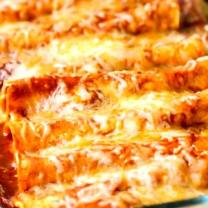 1 enchilada Cheese & Onion Enchilada