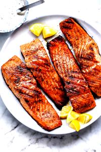 1 fillet (5 oz) Barbeque Salmon Fillets