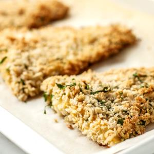 1 Fillet (6-1/4 X 3-1/4 X 3/8) Baked Breaded or Battered Sea Bass