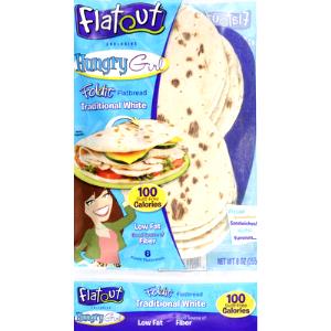 1 flatbread (43 g) Hungry Girl Foldit Flatbread Traditional White