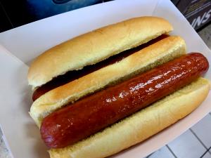 1 hotdog (53 g) Hot Dog (Plain)