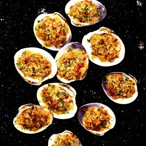 1 Large Baked or Broiled Clams