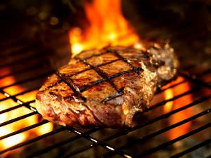 1 Lb Beef Round (Full Cut, Trimmed to 1/4 Fat, Select Grade, Cooked, Broiled)