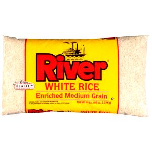 1 Lb White Rice (Medium-Grain, Unenriched, Cooked)