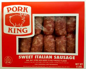 1 Link, 5/lb Pork Italian Sausage