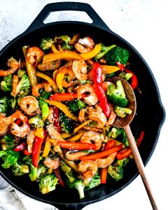 1 Meal Shrimp Stir Fry