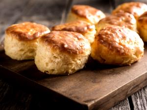 1 Medium (2 Dia) Baking Powder or Buttermilk Biscuit (from Mix)