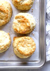 1 Medium (2 Dia) Baking Powder or Buttermilk Biscuit (Refrigerated Dough or Home Recipe)
