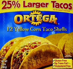 1 Medium (approx 5 Dia) Corn Taco Shell