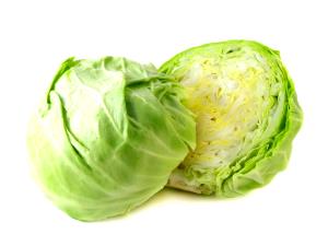 1 Medium Head (about 5-3/4 Dia) Green Cabbage