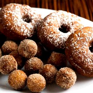 1 Mini (1-1/2 Dia) Or Doughnut Hole Doughnuts (Plain)