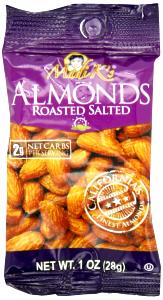 1 Oz Almonds, Salted