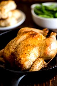 1 Oz Chicken Giblets and Neck Meat and Skin (Roasting, Roasted, Cooked)