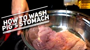1 Oz Cooked Hog Maws (Stomach)