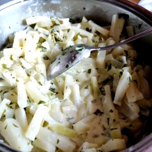 1 Oz Cooked Kohlrabi (Fat Not Added in Cooking)