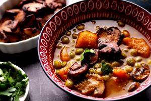 1 Oz Puerto Rican Style Stewed Pigeon Peas (Gandules Guisados, Gandur, Gandules)